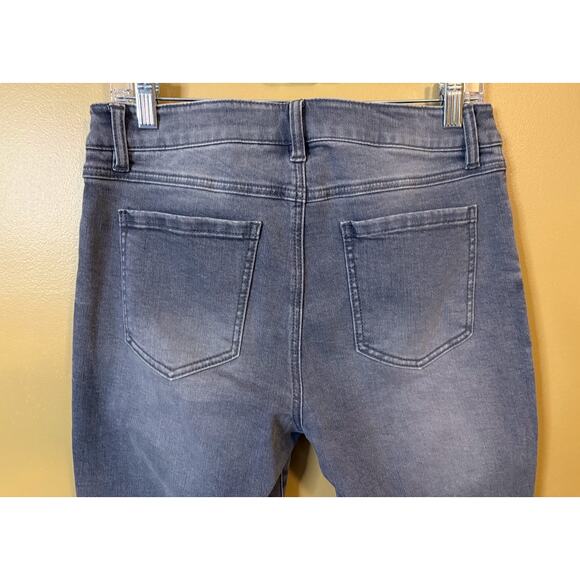Cabi Button Fly Gray Wash Straight Jeans Size 6 - Picture 7 of 7